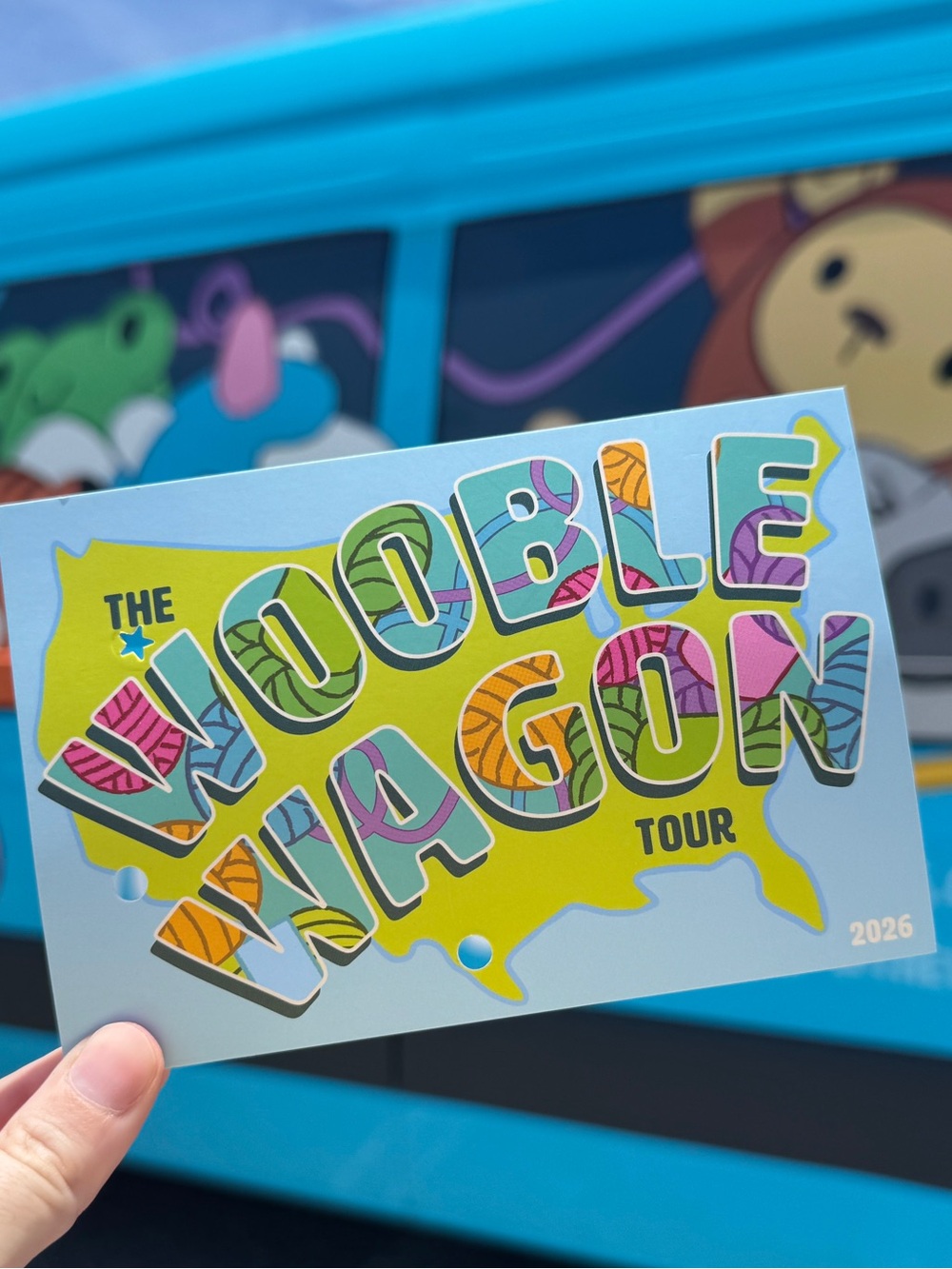 *RARE* 2026 Wooble Wagon Tour Event Exclusive Postcard with Code for Tin